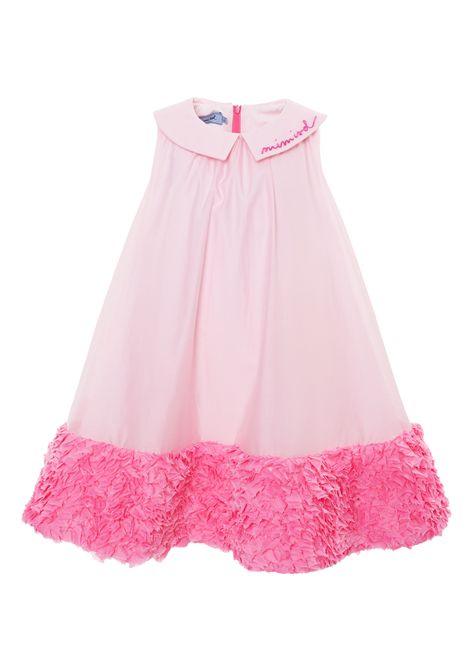 Abito con ruches MIMISOL | MFAB772 TS1093PNK